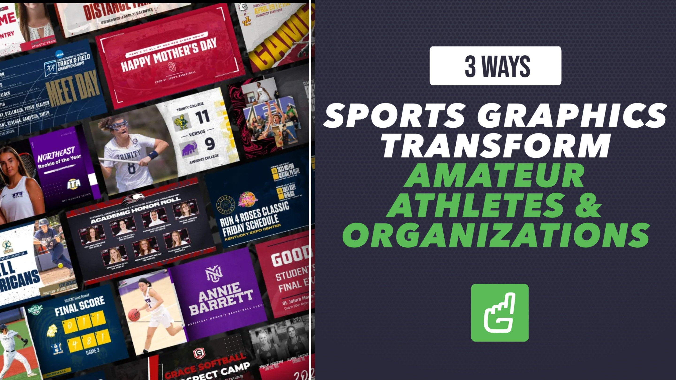 3 Ways Sports Graphic Design Transforms Amateur Athletes & Organizations